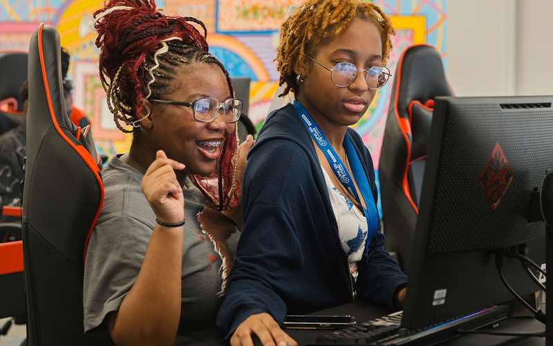 Students on field trip