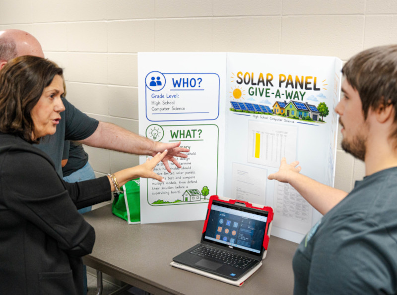 Educators presenting