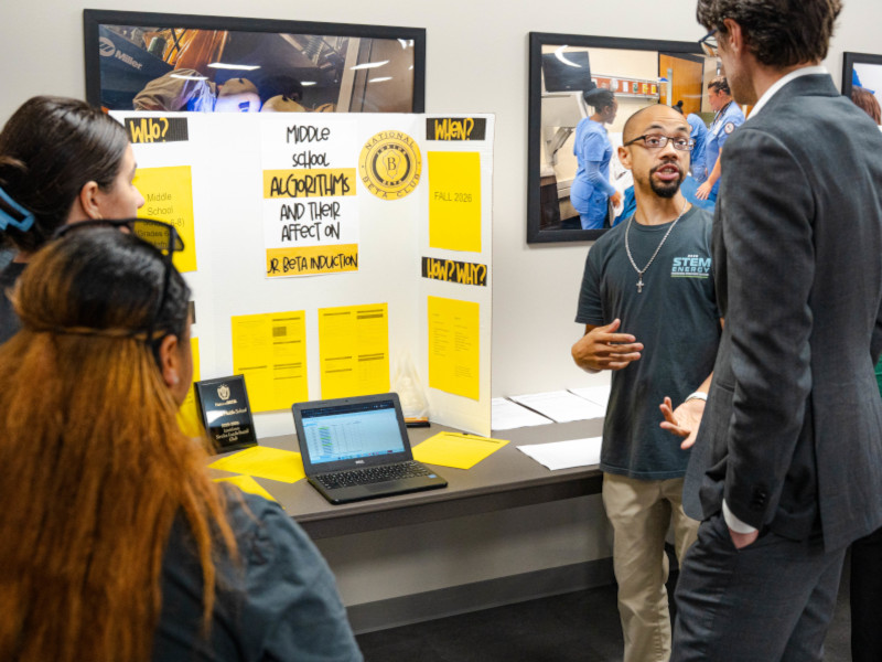 Educators presenting