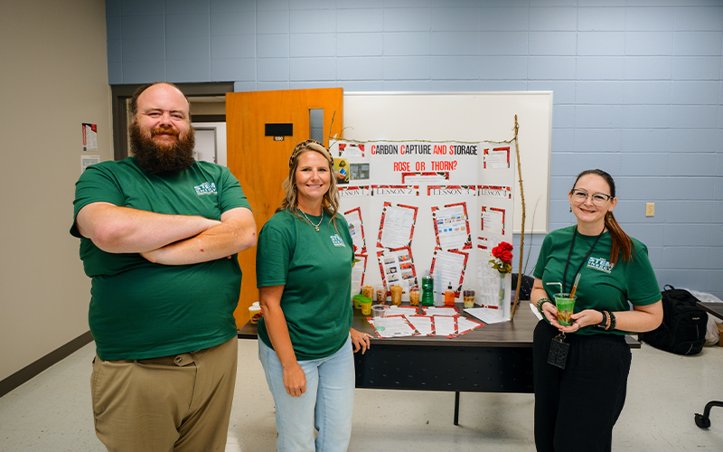 Educators presenting