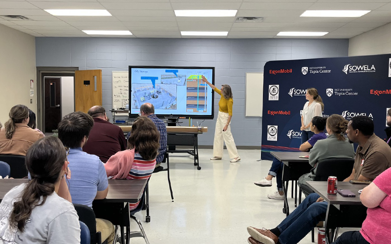 Educators listening to presentations