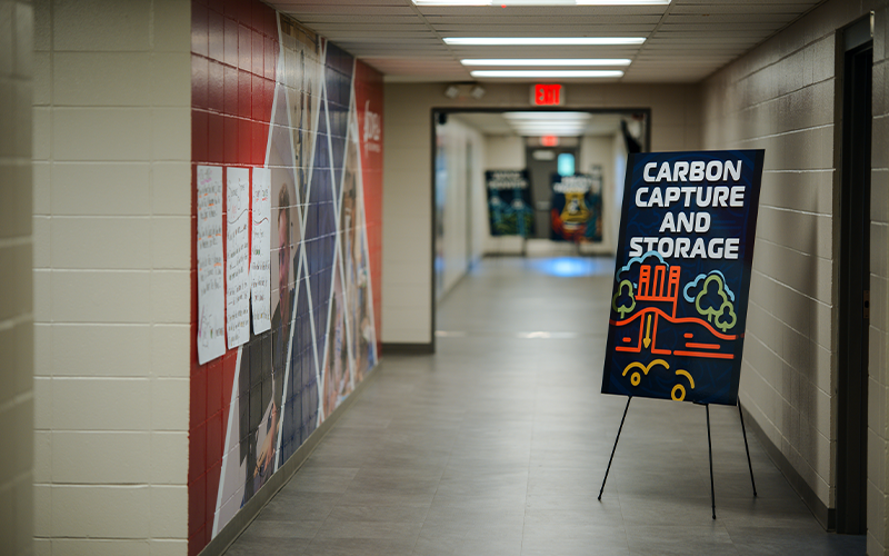 Hallway signage