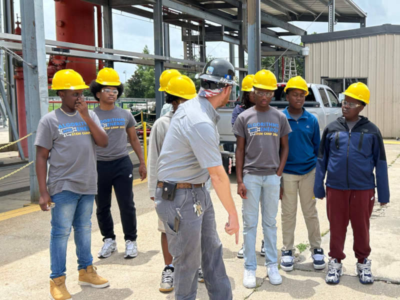 Students on field trip