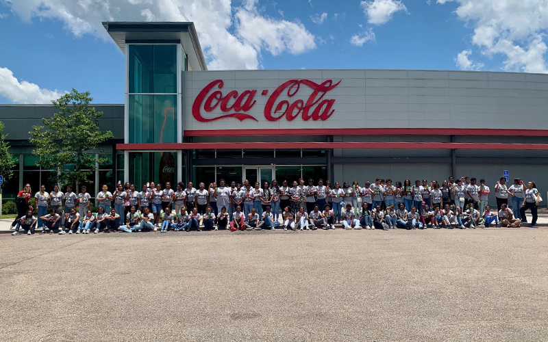 Students on field trip