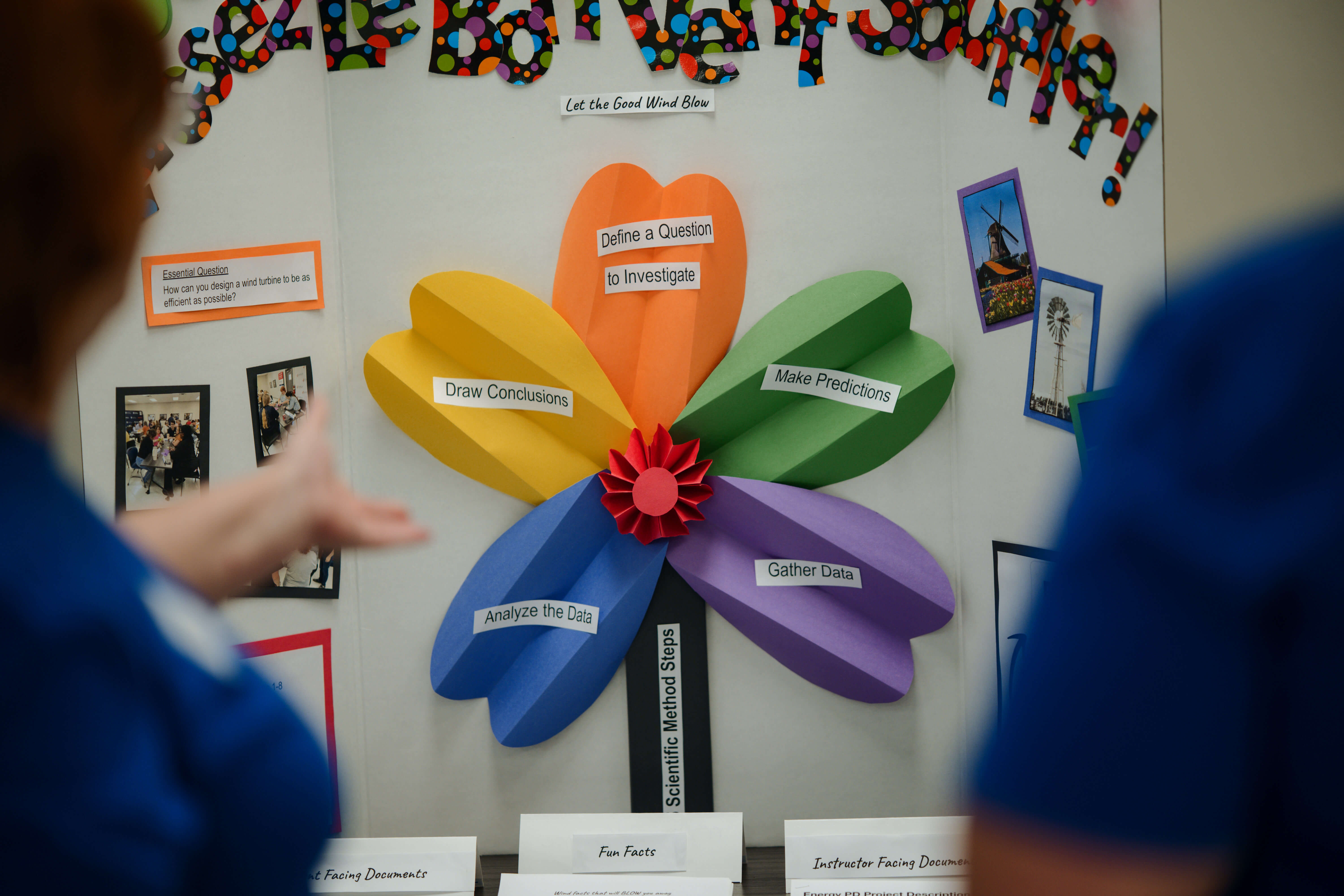 Students giving presentations at STEM camp