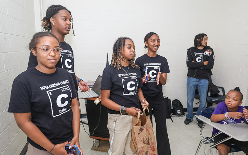 Practicing presentation