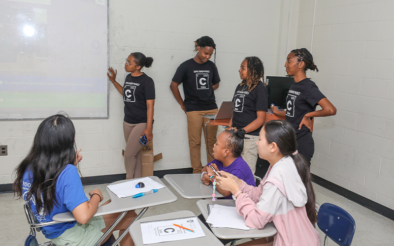 Practicing presentation