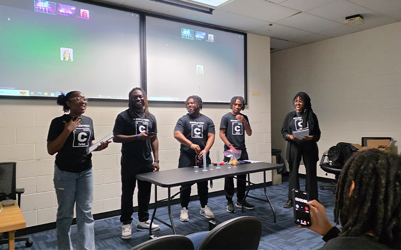 Practicing presentation