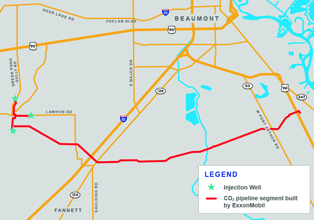 Rose CCS Project Pipeline Route